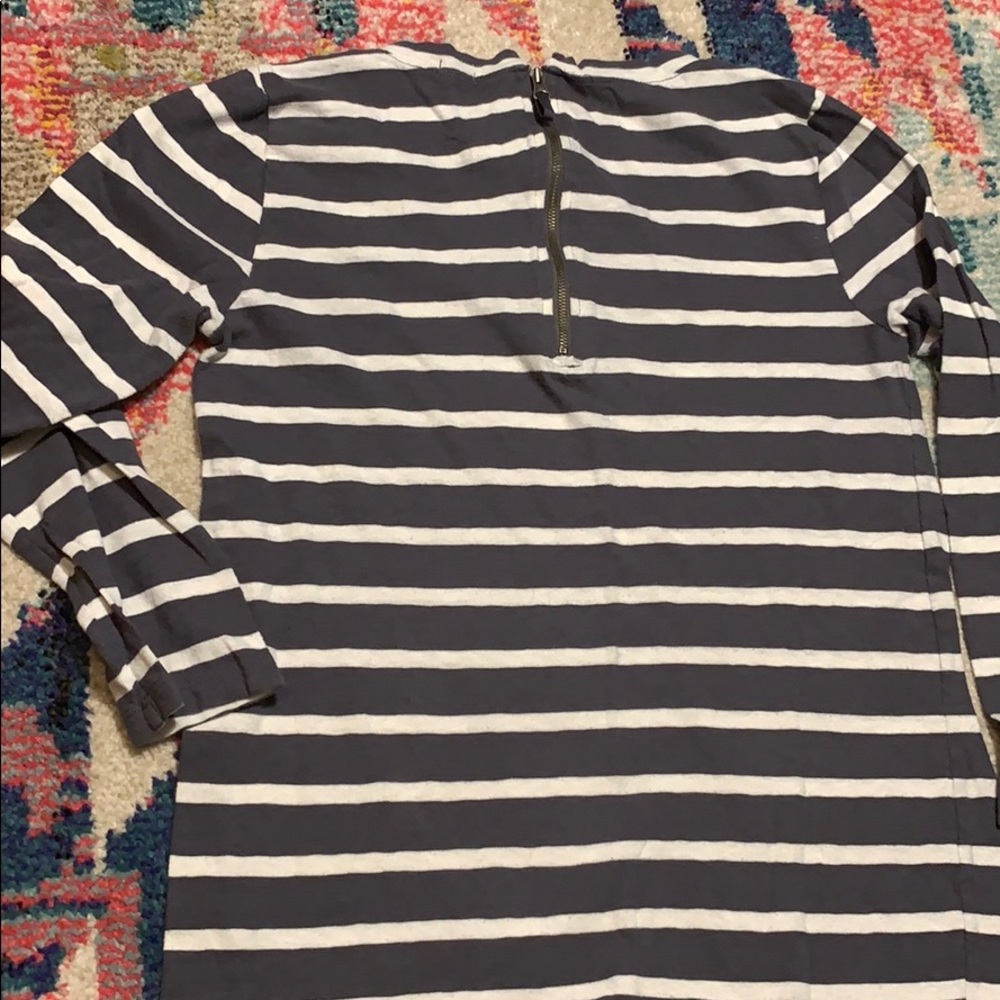 J Crew Zip Back Tee - Picture 4 of 5